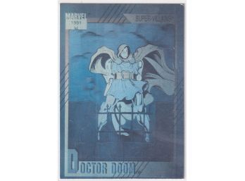 1991 Impel Marvel Dr Doom Hologram Card