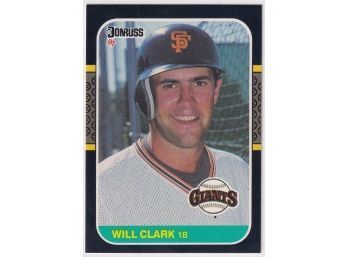 1987 Donruss Will Clark Rookie Card