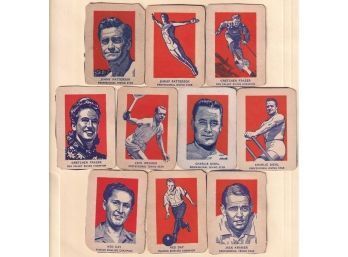1952 Wheaties Action & Portrait Cards