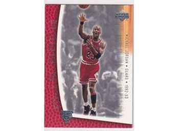 2001 Upper Deck Michael Jordan MJ's Back 1992-93