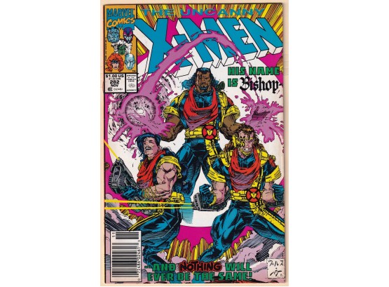 The Uncanny X-men #282 First Appearance Of Bishop! Newstand!