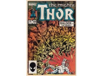 The Mighty Thor #344 1st Appearance Of Malekith! Walt Simonson!