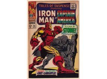 Tales Of Suspense #95 Iron Man Vs Grey Gargoyle & Captain America Reveals His Identity