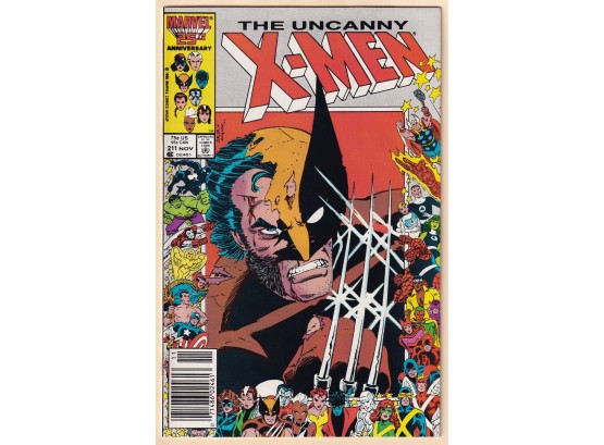 X-men #211 Wolverine Cover