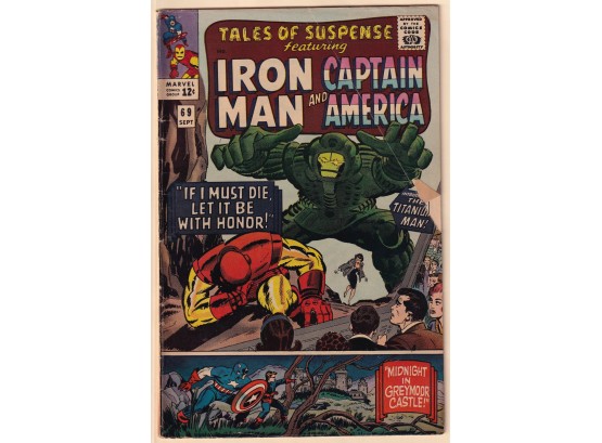Tales Of Suspense #69 First Appearance Of The Titanium Man ! Key Book! Silver Age Key!