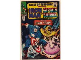 Tales Of Suspense #74  Iconic Captain America Cover! Stan Lee! Jack Kirby Cover!