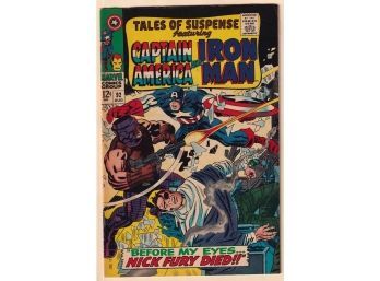 Tales Of Suspense #92 Featuring Captain America And Iron Man