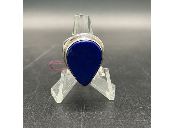 Sterling Silver Blue Stone  Ring