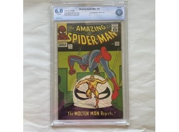 The Amazing Spider-man #35 CBCS 6.0 2nd Appearance Of Molten Man!