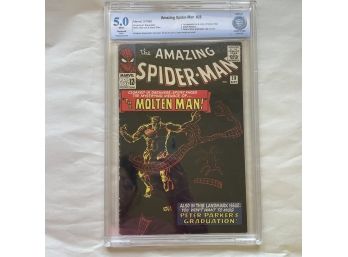 The Amazing Spider-man #28 1st Appearance & Origin Of Molten Man! CBCS 5.0