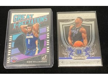 Lot Of (2) Zion Williamson Rookie Cards