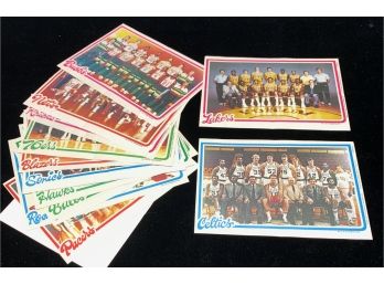 1980-81 Topps Basketball Team Posters Complete Set