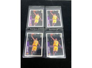 (4) Collector's Choice Kobe Bryant Rookie Cards