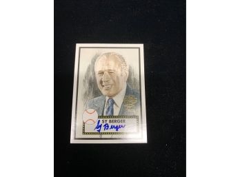 2004 Topps Fan Favorites Sy Berger Autograph