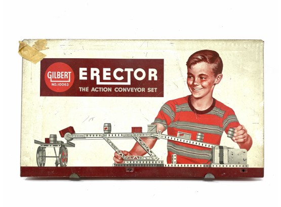 Gilbert Erector Set In Original Carrying Case