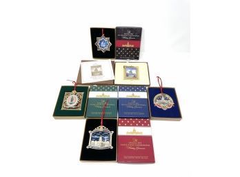 Collection Of White House Christmas Ornaments In Original Boxes