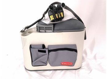 Lightly Used Rubbermaid Thermo Electric Travel Cooler With Original Box