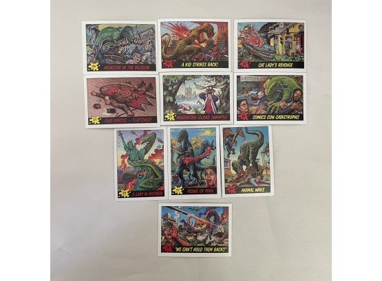 1988 Dinosaurs Attack Trading Cards