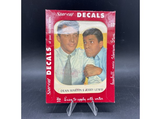 1952 Dean Martin & Jerry Lewis Decals