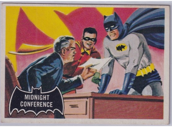 1966 Topps Batman Midnight Conference