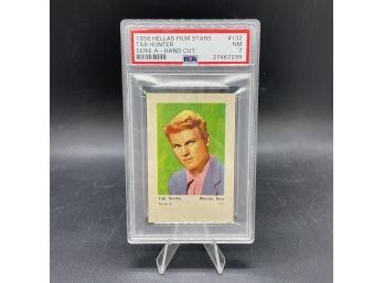 1958 Hellas Film Stars Tab Hunter PSA NM 7 1/1 PSA Graded Card! Rare! Hard To Find!