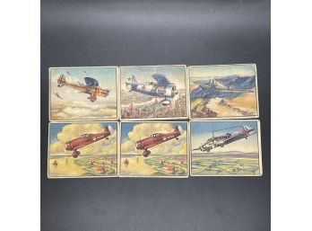 6 1939 Gum The World In Arms Cards