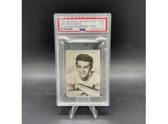 1950 Belgian Chewing Gum Anthony Curtis Film Stars PSA Ex 5 One Of A Kind ! Only Graded Card!