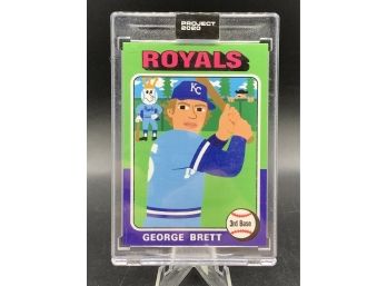 2020 Topps Mmxx Project 1975 Topps George Brett Designed By  Keith Shore