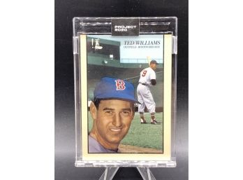 2020 Topps Mmxx Project 1954 Topps Ted Williams Designed By Oldmanalan
