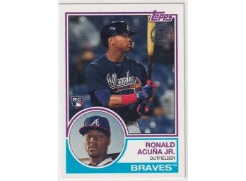 2018 Topps 35th Anniversary Ronald Acuna Jr Rookie Card