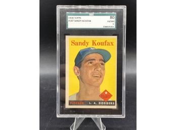 1958 Topps Sandy Koufax SGC EX/NM 6
