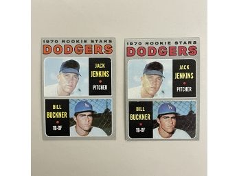 2 1971 Topps 1970 Rookie Stars Dodgers