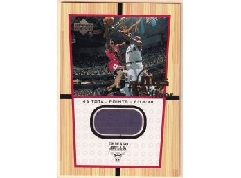 2000 Upper Deck Michael Jordan Mj's Final Floor Floor Card