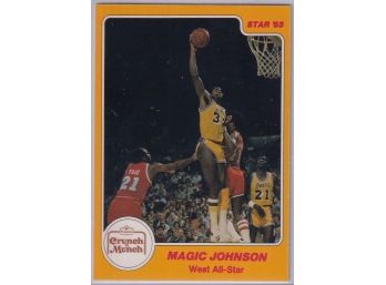 1985 Star Magic Johnson Crunch 'n Munch
