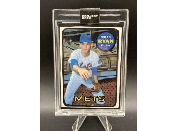 2020 Topps Mmxx Project 1969 Topps Nolan Ryan Designed By Joshua Vides