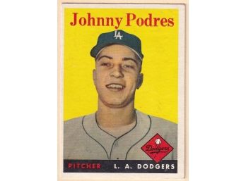 1958 Topps Johnny Podres