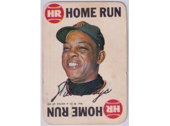 1968 Topps Willie Mays Home Run