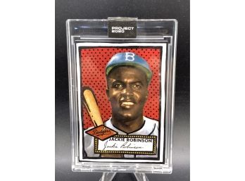 2020 Topps Mmxx Project 1952 Topps Jackie Robinson Designed By Joshua Vides