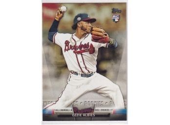 2018 Topps Ozzie Albies Rookie Card