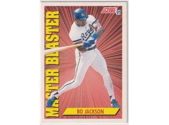 1991 Score Bo Jackson Master Blaster