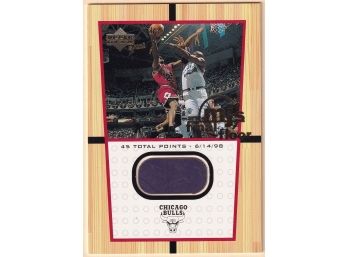 2000 Upper Deck Michael Jordan Mj's Final Floor Card
