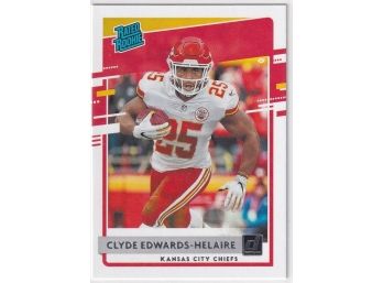 2020 Panini Donruss Clyde Edwards Helaire Rated Rookie