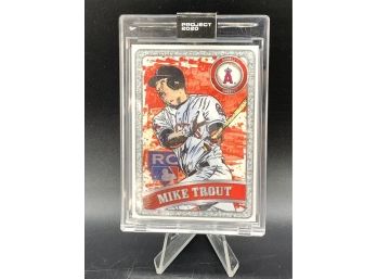 2020 Topps Mmxx Project 2011 Topps Mike Trout Designed By Andrew Thiele