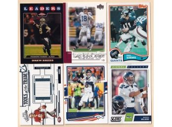 6 Football Cards: Peyton, Brees, Young And More!