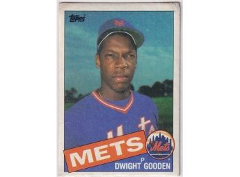 1985 Topps Dwight Gooden Rookie Card