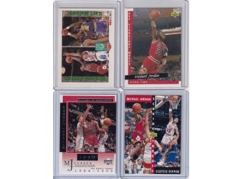 4 Michael Jordan Basketball Cards