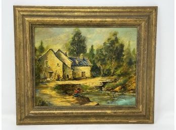 Framed Painting Signed A. Rollando