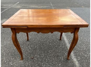 Antique Table With Built In Leafs