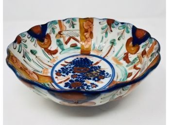 Antique Japanese Hand Painted Imari Bowl