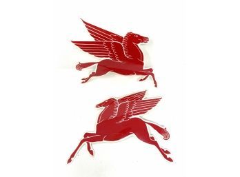 Vintage Mobil Pegasus Decals - 9 Inch!!!